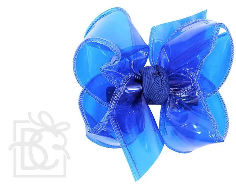 Medium Waterproof Double Knot Hair Bow on Clippie