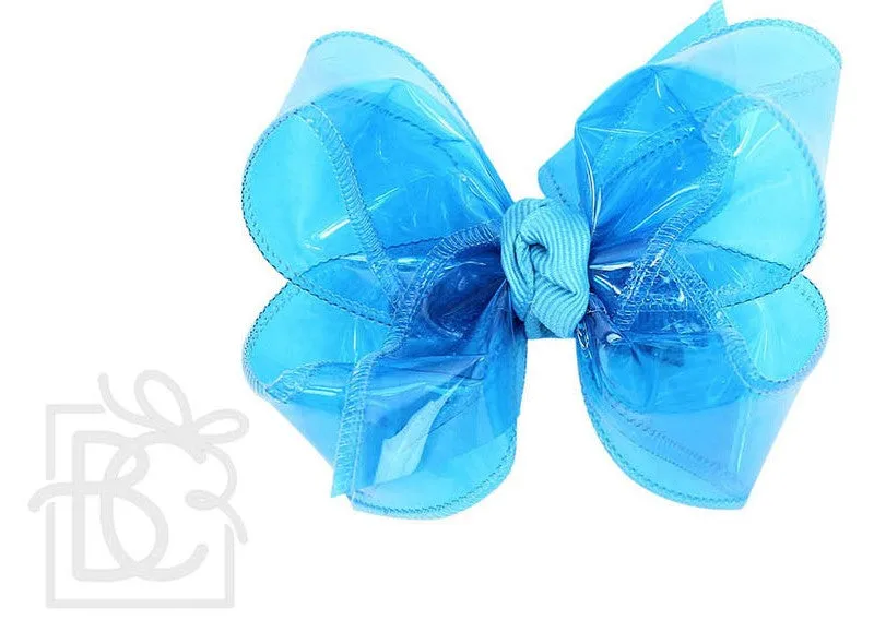Medium Waterproof Double Knot Hair Bow on Clippie