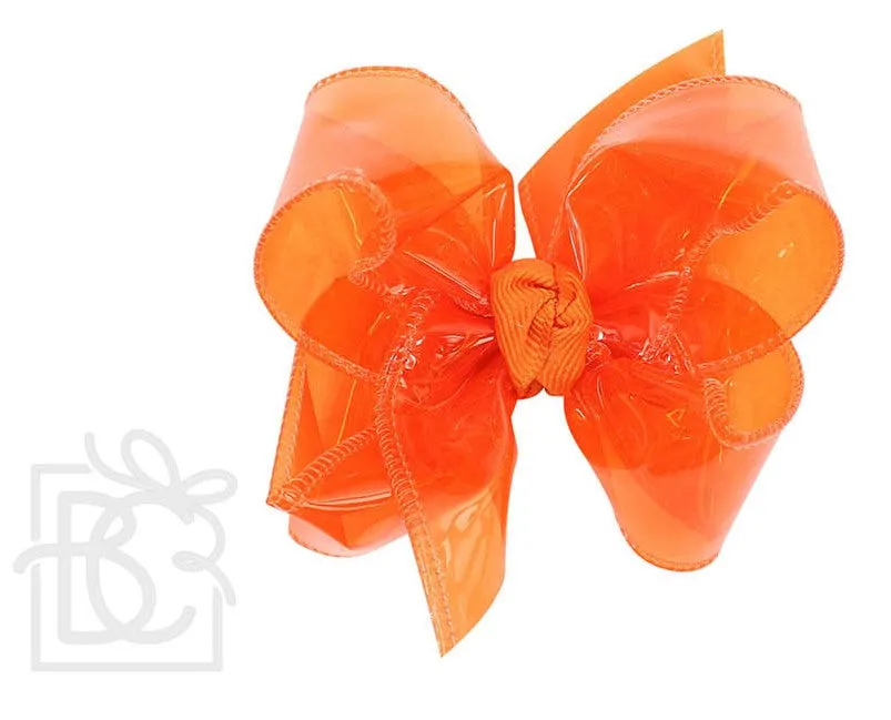 Medium Waterproof Double Knot Hair Bow on Clippie