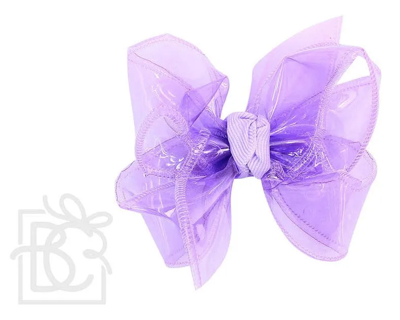 Medium Waterproof Double Knot Hair Bow on Clippie