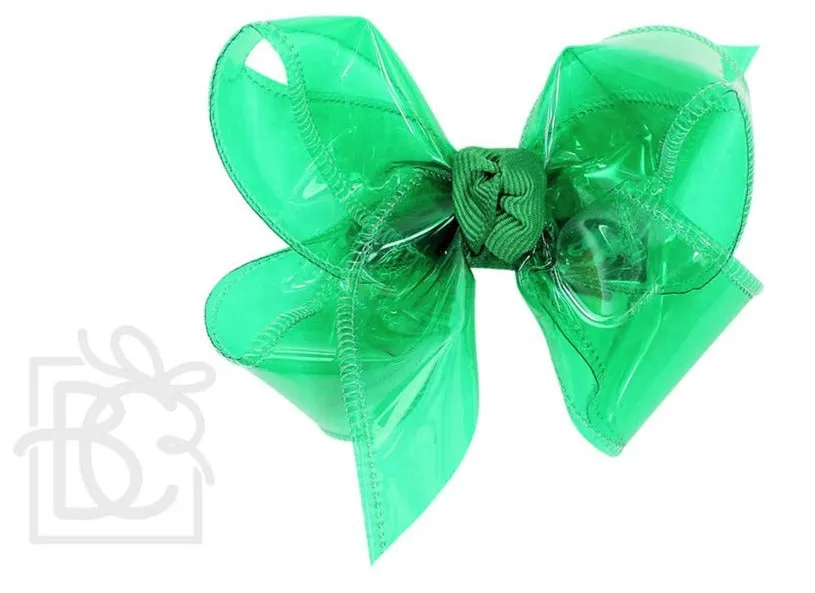 Medium Waterproof Double Knot Hair Bow on Clippie