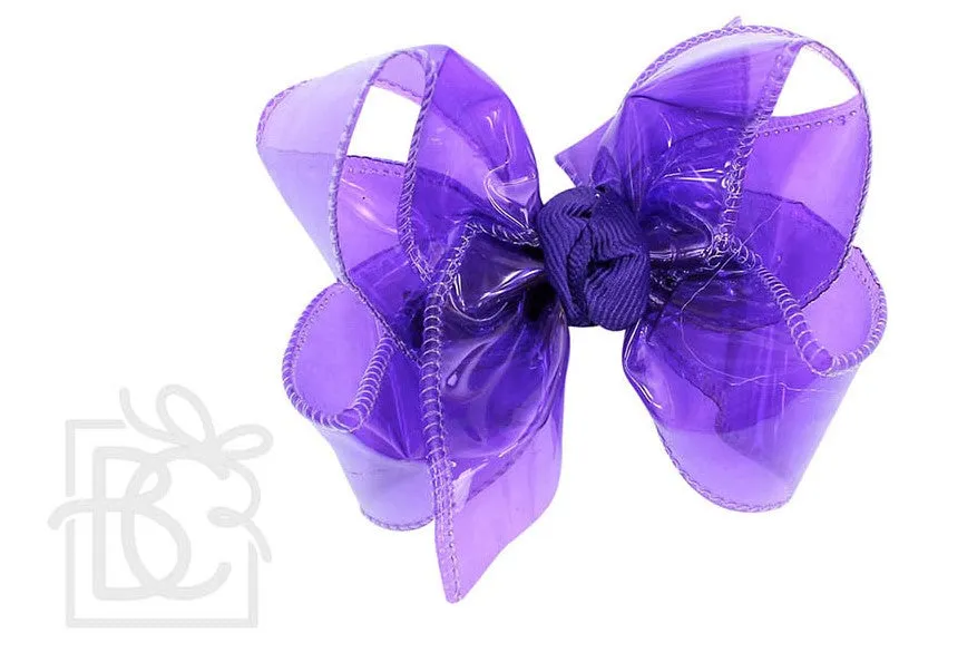 Medium Waterproof Double Knot Hair Bow on Clippie