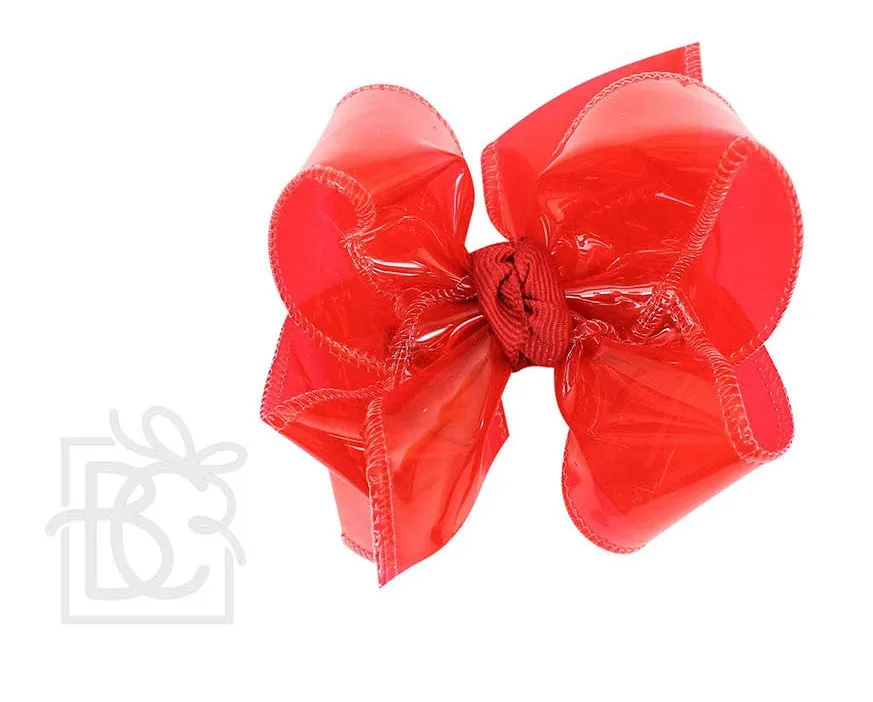 Medium Waterproof Double Knot Hair Bow on Clippie