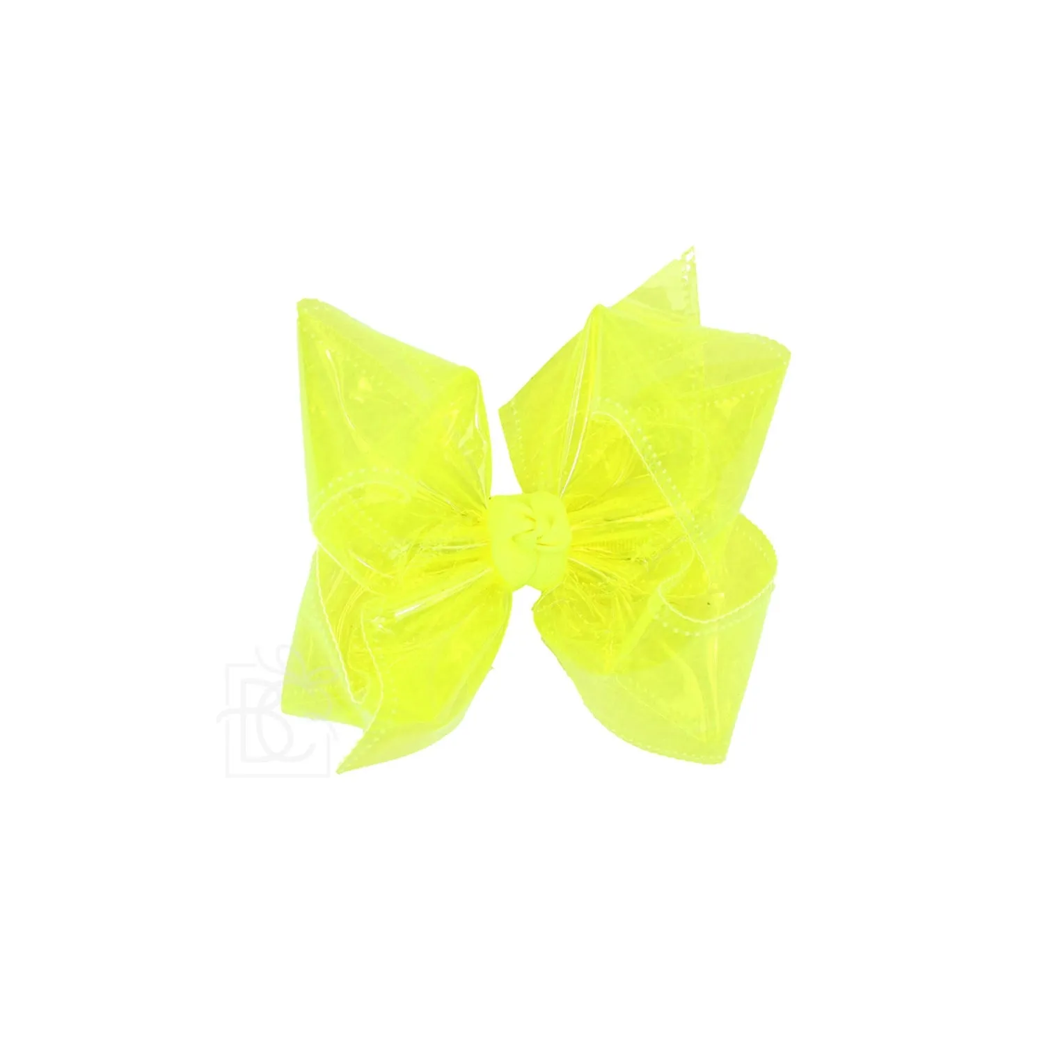 Medium Waterproof Double Knot Hair Bow on Clippie