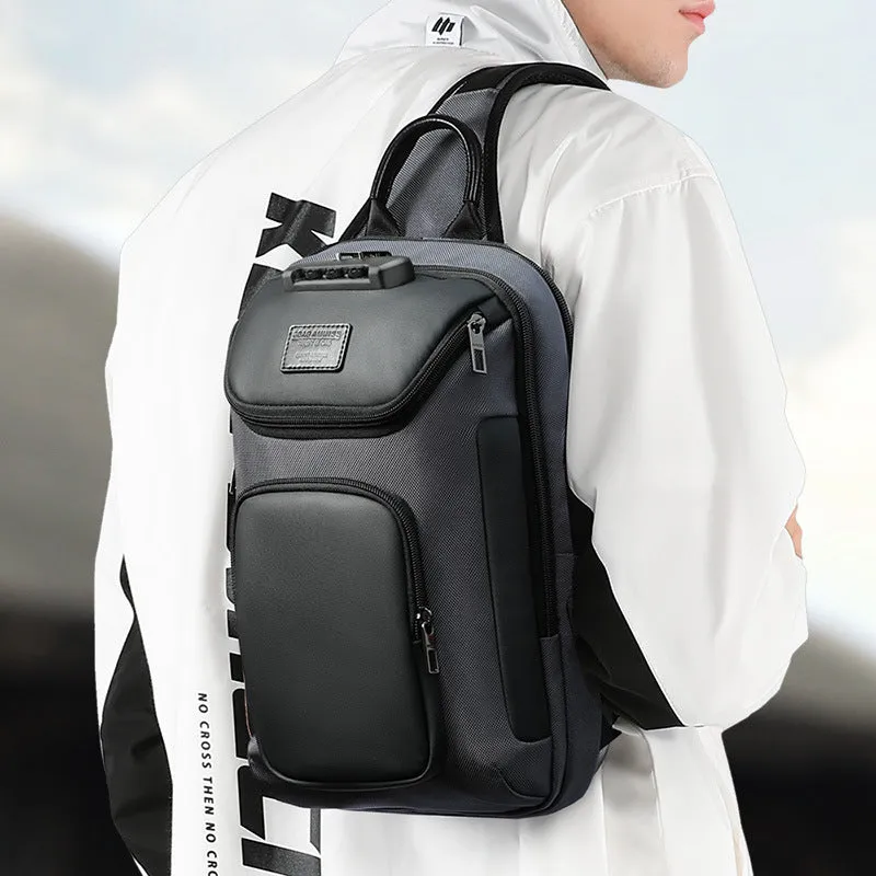 Mens Trendy crossbody Chest Bag