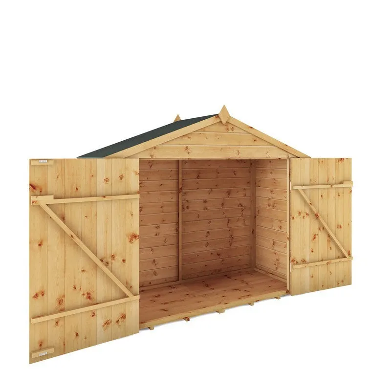 Mercia 6' 5" x 2' 7" Pent Bike Store - Premium Dip Treated Shiplap