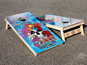 Mermaid St Pete Cornhole Boards