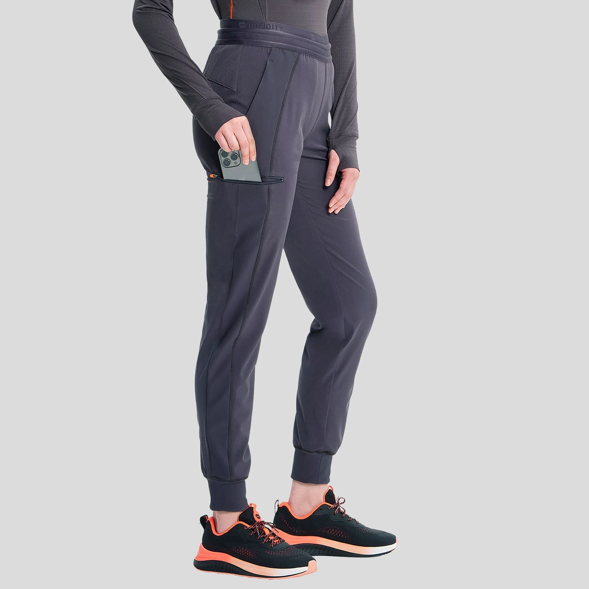 Mid Rise Jogger | Pewter