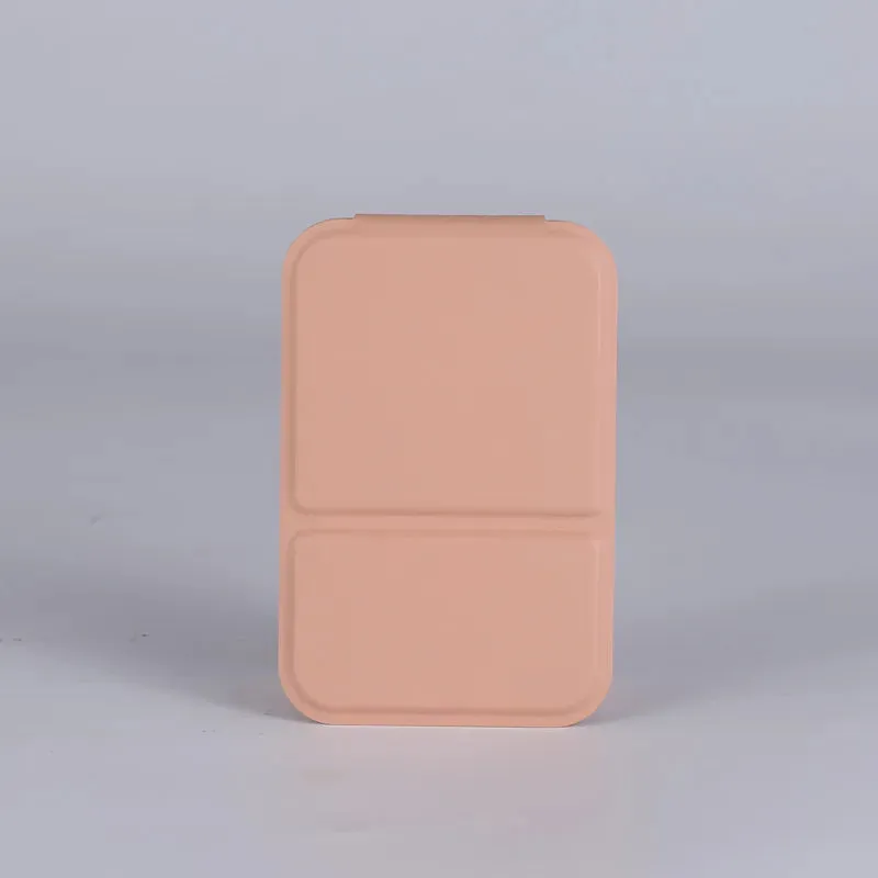 Mini Folding PU Leather Pocket Mirror – Portable Compact Makeup Mirror for Women & Men