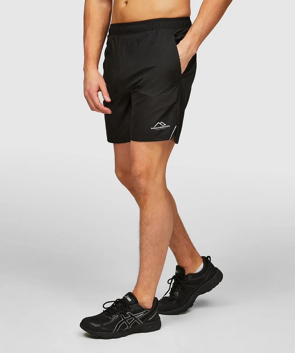 Monterrain Woven Short - Black/Pink