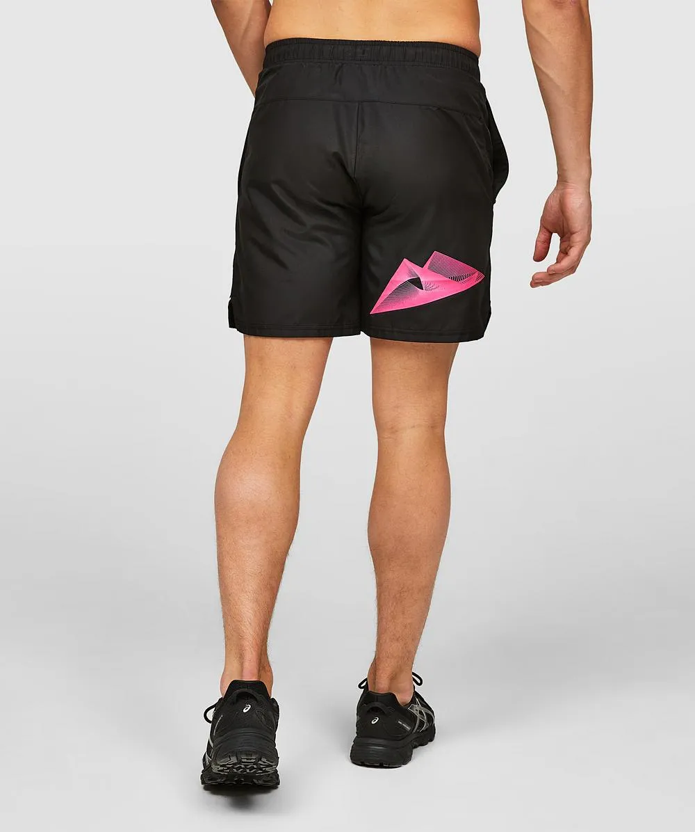 Monterrain Woven Short - Black/Pink