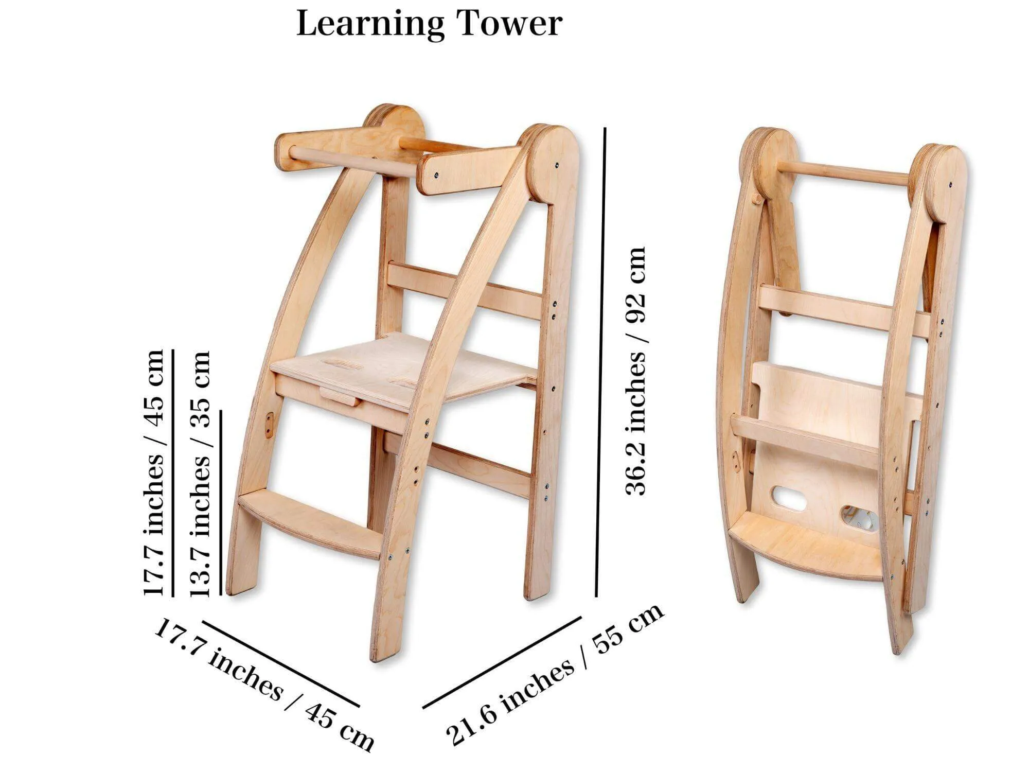 Montessori Foldable Toddler Tower