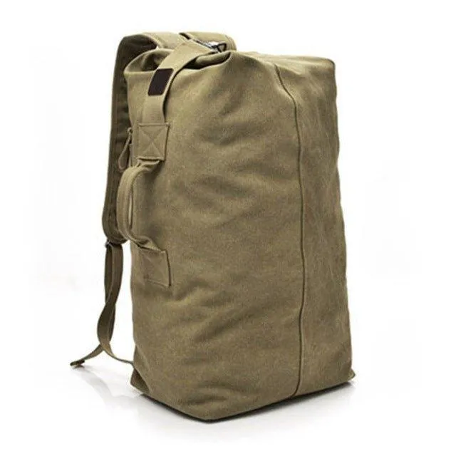 Multifunctional Canvas Molle Backpack Duffle Bag