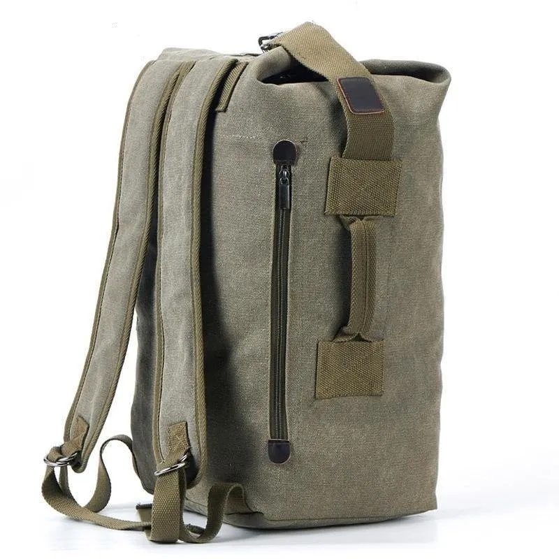 Multifunctional Canvas Molle Backpack Duffle Bag