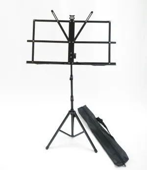 Music Stand Black with Case