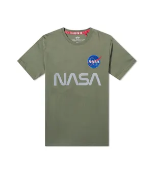 Nasa Reflective T - Dark Olive