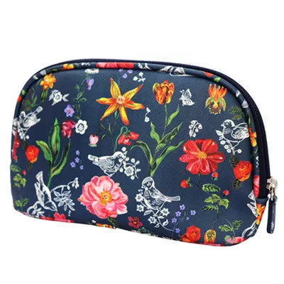 Nathalie Lete Cosmetic Pouch - My Garden Navy