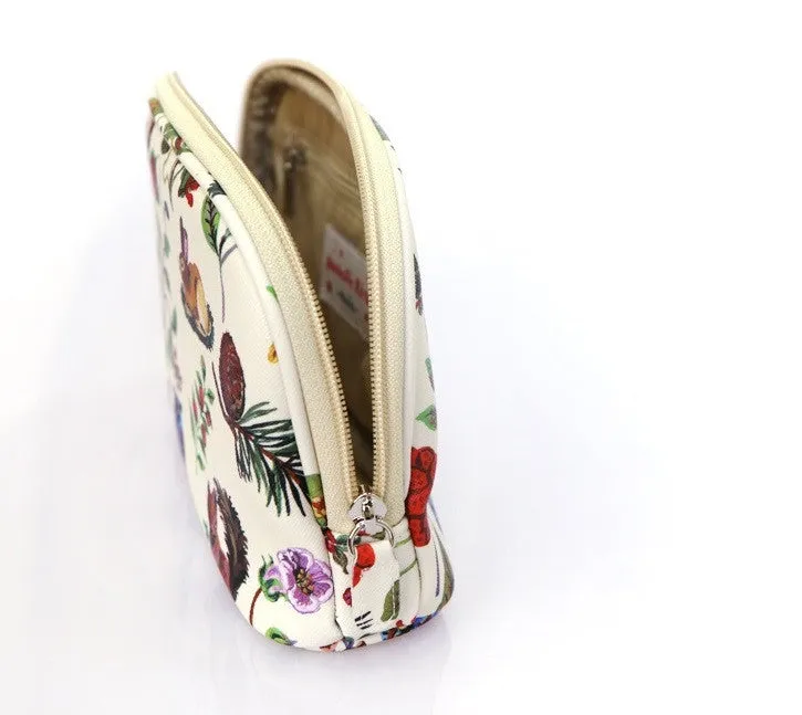 Nathalie Lete Cosmetic Pouch - My Garden Navy