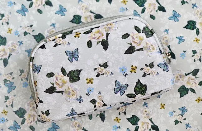 Nathalie Lete Cosmetic Pouch - My Garden Navy