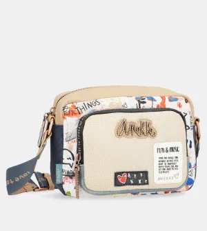 Nature Power rectangular crossbody bag
