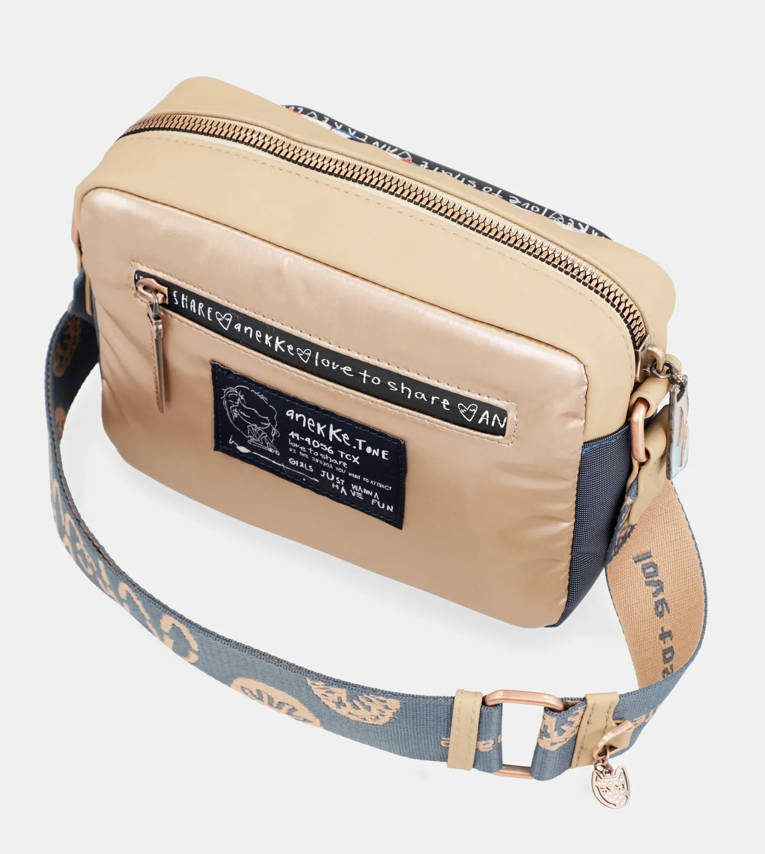 Nature Power rectangular crossbody bag