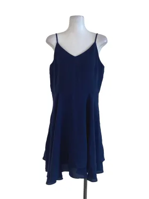Navy Plain Sun Dress