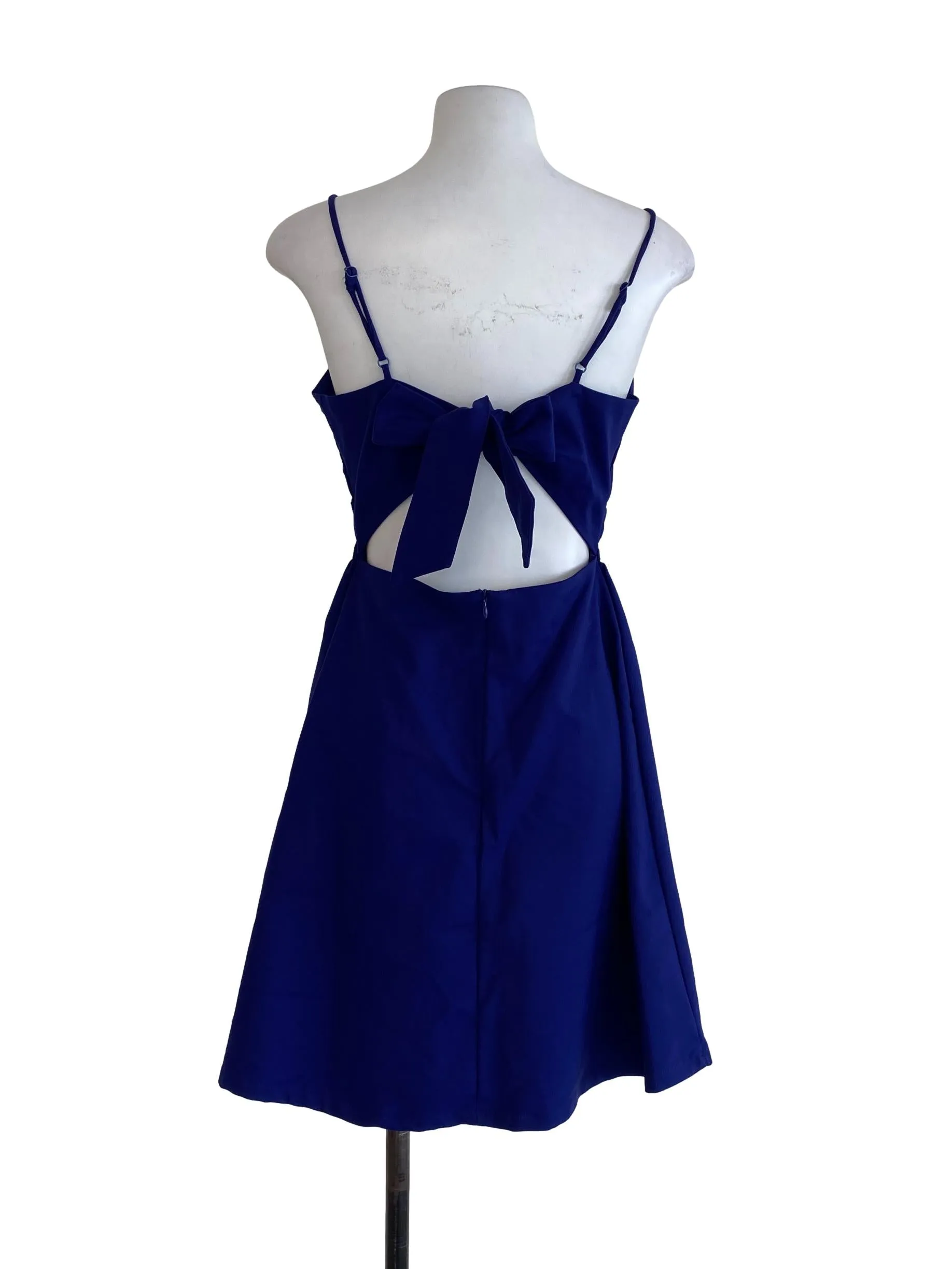 Navy Plain Sun Dress
