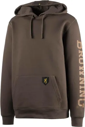 New Browning Mens Shane Sweatshirt, Comfortable Midweight Hoodie with Water-Resistant Finish in Olive Sz L, Retails $80 