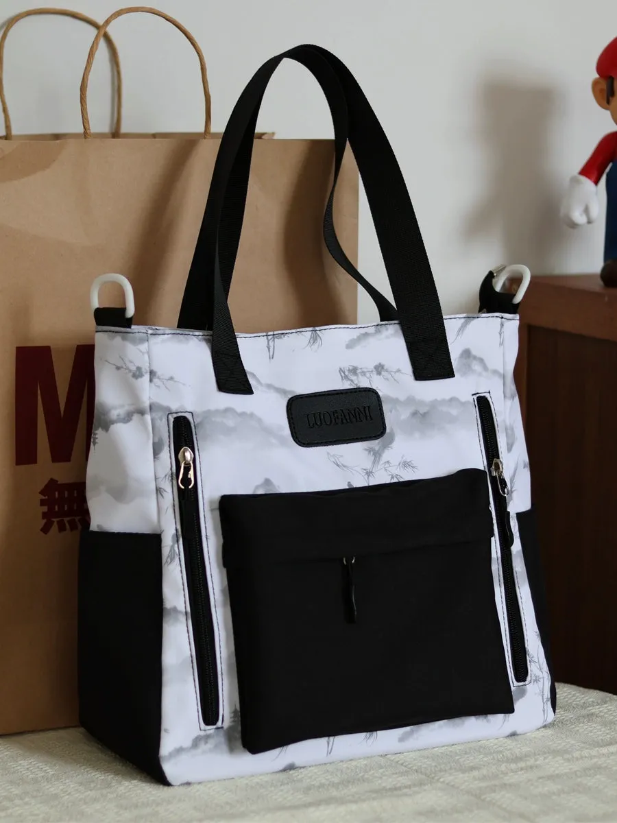 New Chinese Girls Work Clothing Single Shoulder Bag Tuition Bag