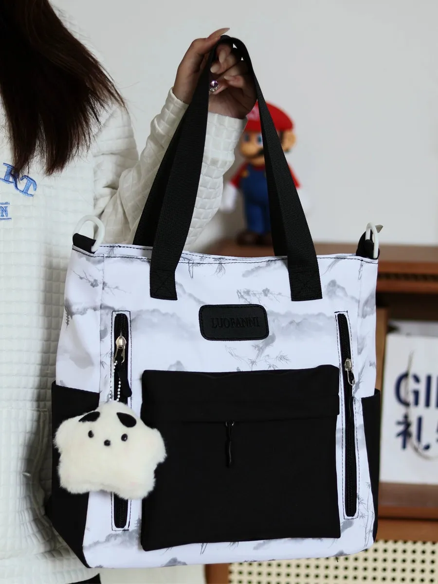 New Chinese Girls Work Clothing Single Shoulder Bag Tuition Bag