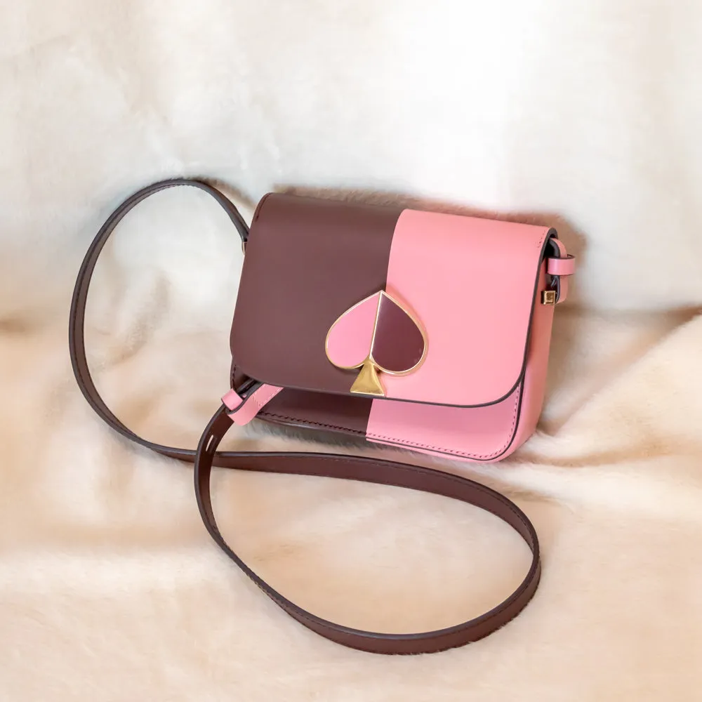 Nicola Bicolor Small Shoulder Bag