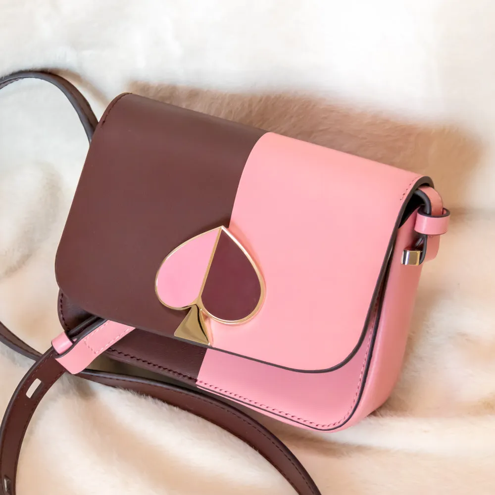 Nicola Bicolor Small Shoulder Bag