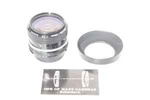 Nikon 28mm f3.5 Nikkor AI-s with hood HN-2