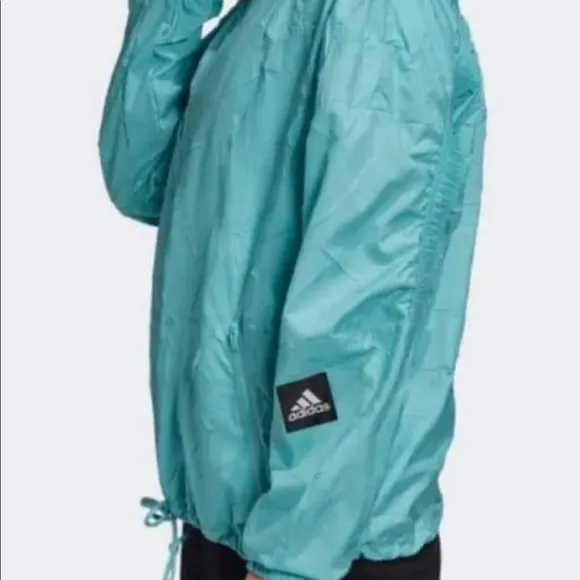 NWT Adidas W.N.D Primeblue Hooded Jacket Lightweight Windbreaker