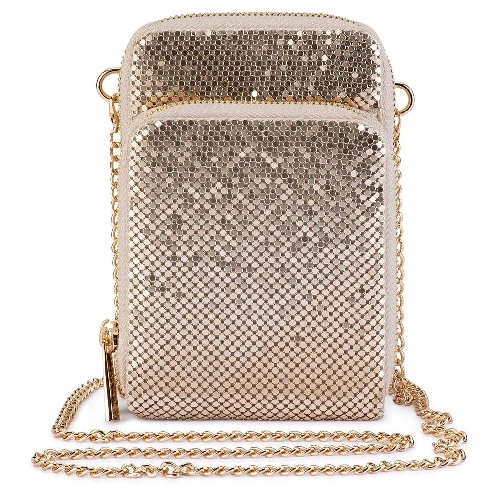 Olga Berg - Elton Mesh Cross Body Handbag