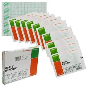 Opsite FlexiGrid Water Resistant Film Dressings 12cm x 12cm  x 10