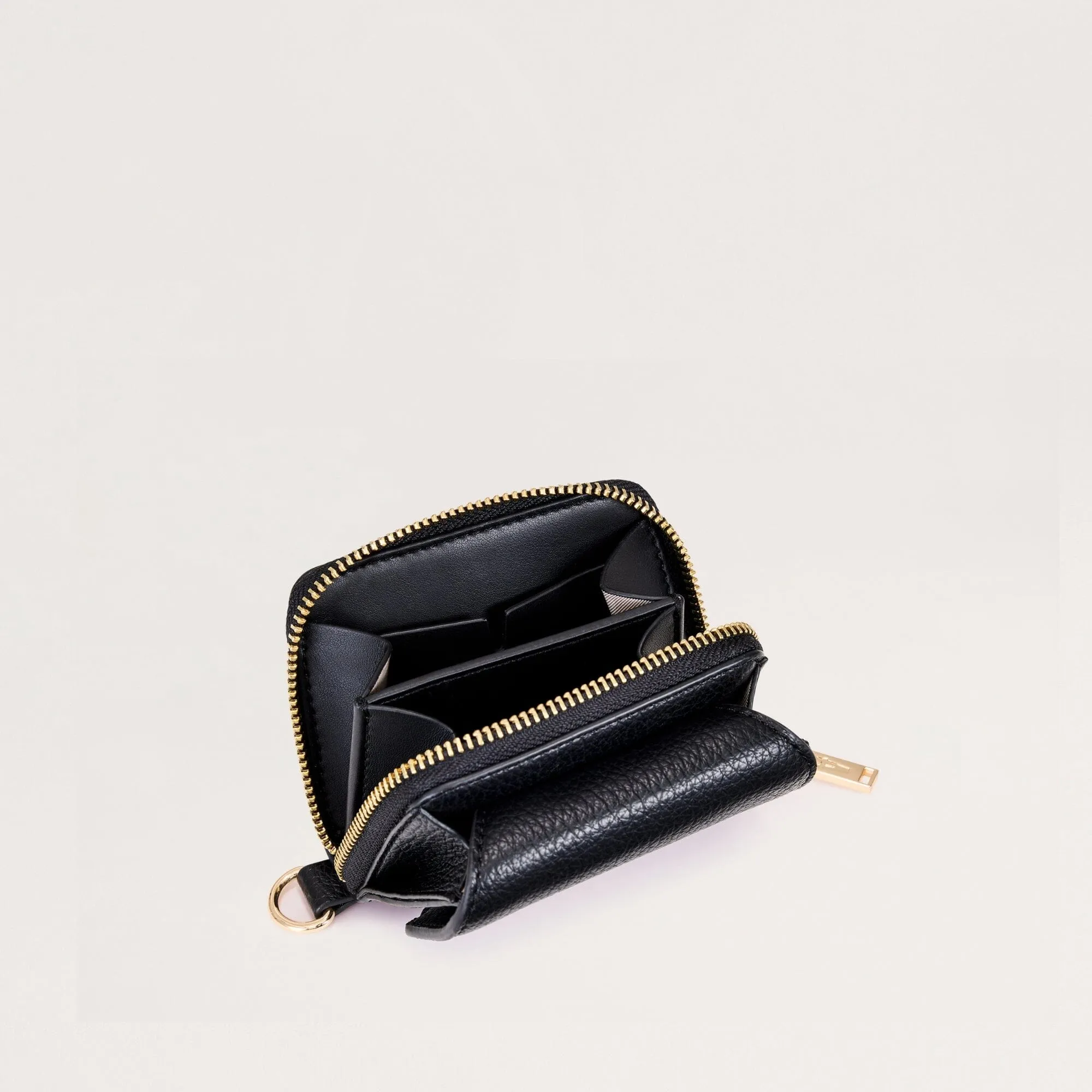 Orbit - Compact Zip Wallet - Noir