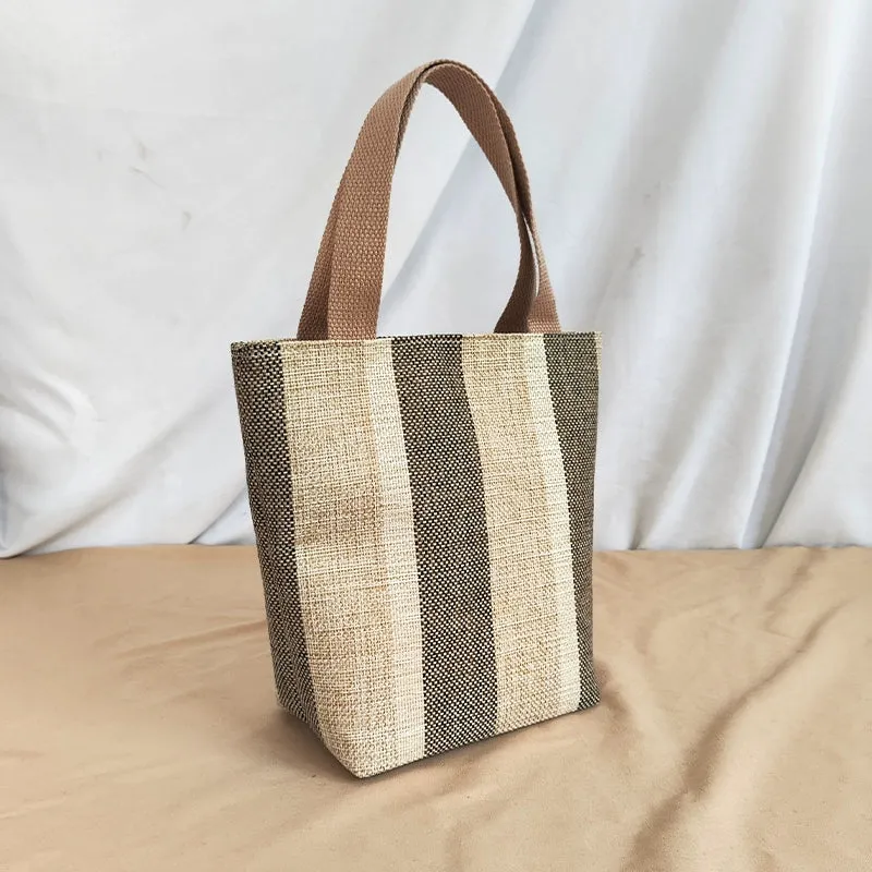 Original New Arrival Cotton and Linen School Women's Handbag