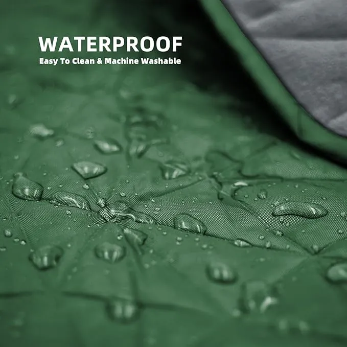 Outdoor Waterproof Blanket, Foldable Fleece Stadium Blanket for Outdoor Sports Event,Camping,Concerts, Car,Pet,Picnics -Windproof, Wearable,Machine Washable 80"x58"