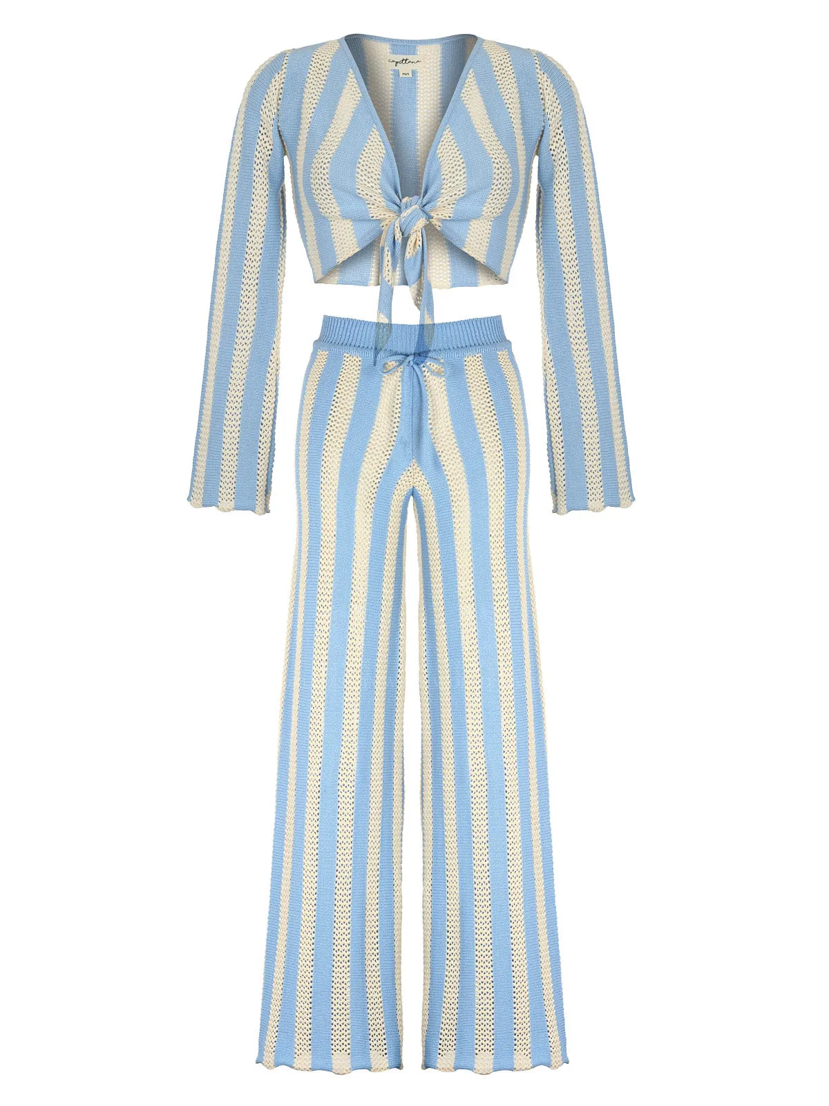 Paloma Blue Knitted Set