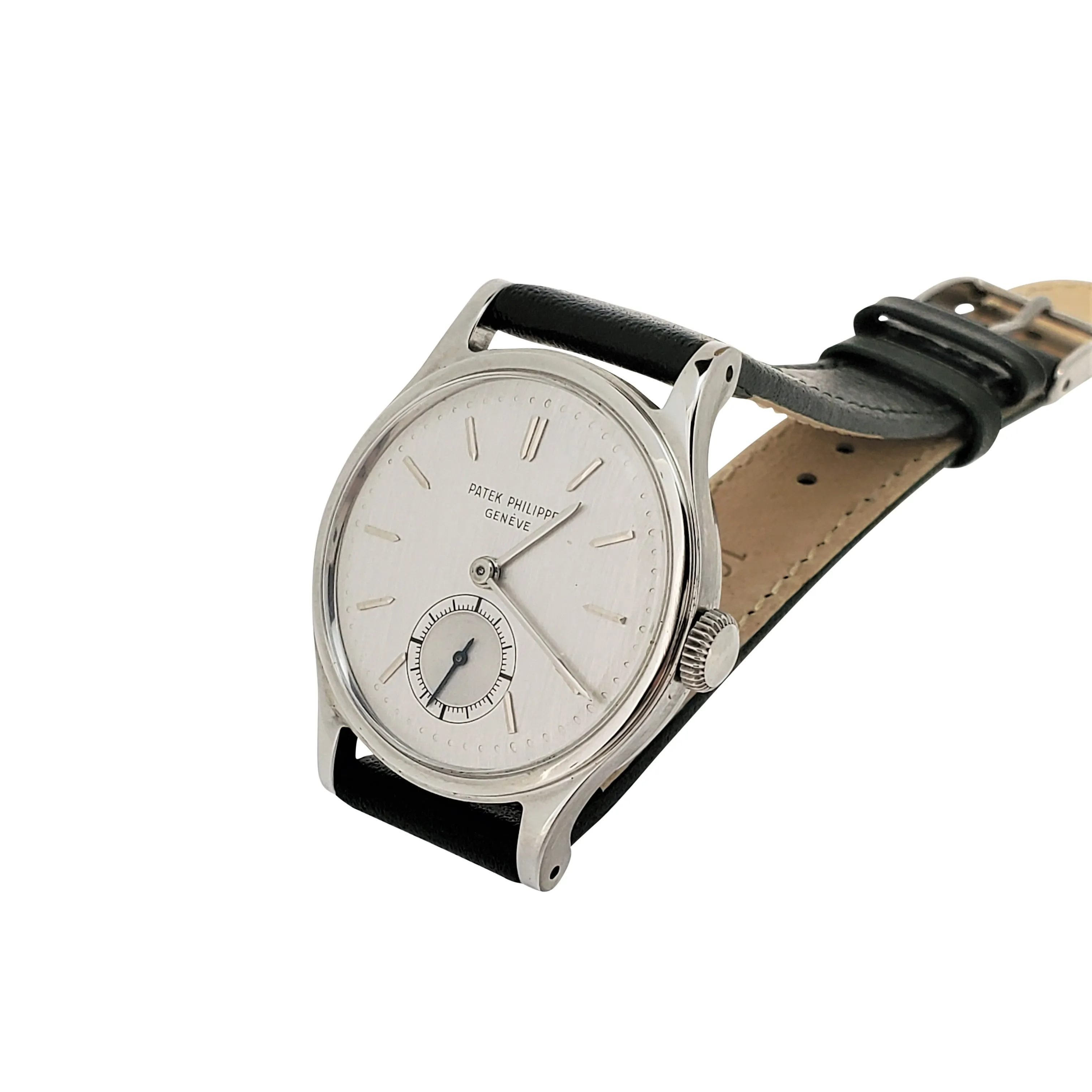 Patek Philippe 2451A Vintage Stainless Steel Water Resistant Calatrava, Circa 1951-1952