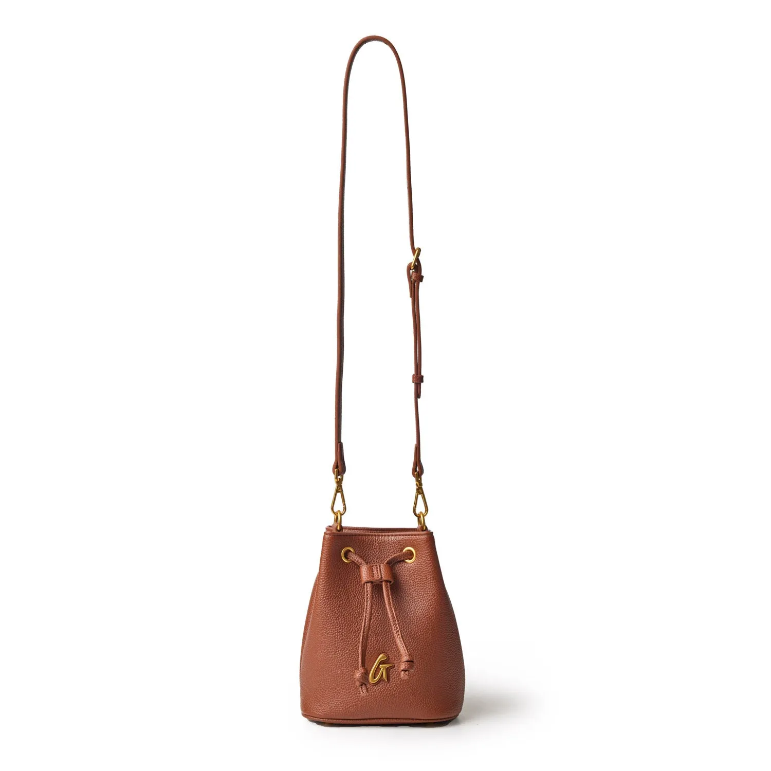 PEBBLE BUCKET BAG BUNDLE - BROWN