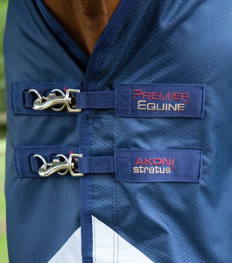 PEI Akoni 0g Original Turnout Rug (Navy, 6'6'')