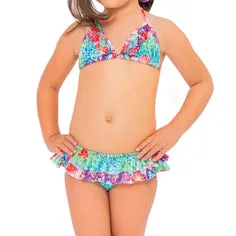 PEQUEÑO PARAISO T - Ruffled Triangle Top Bikini