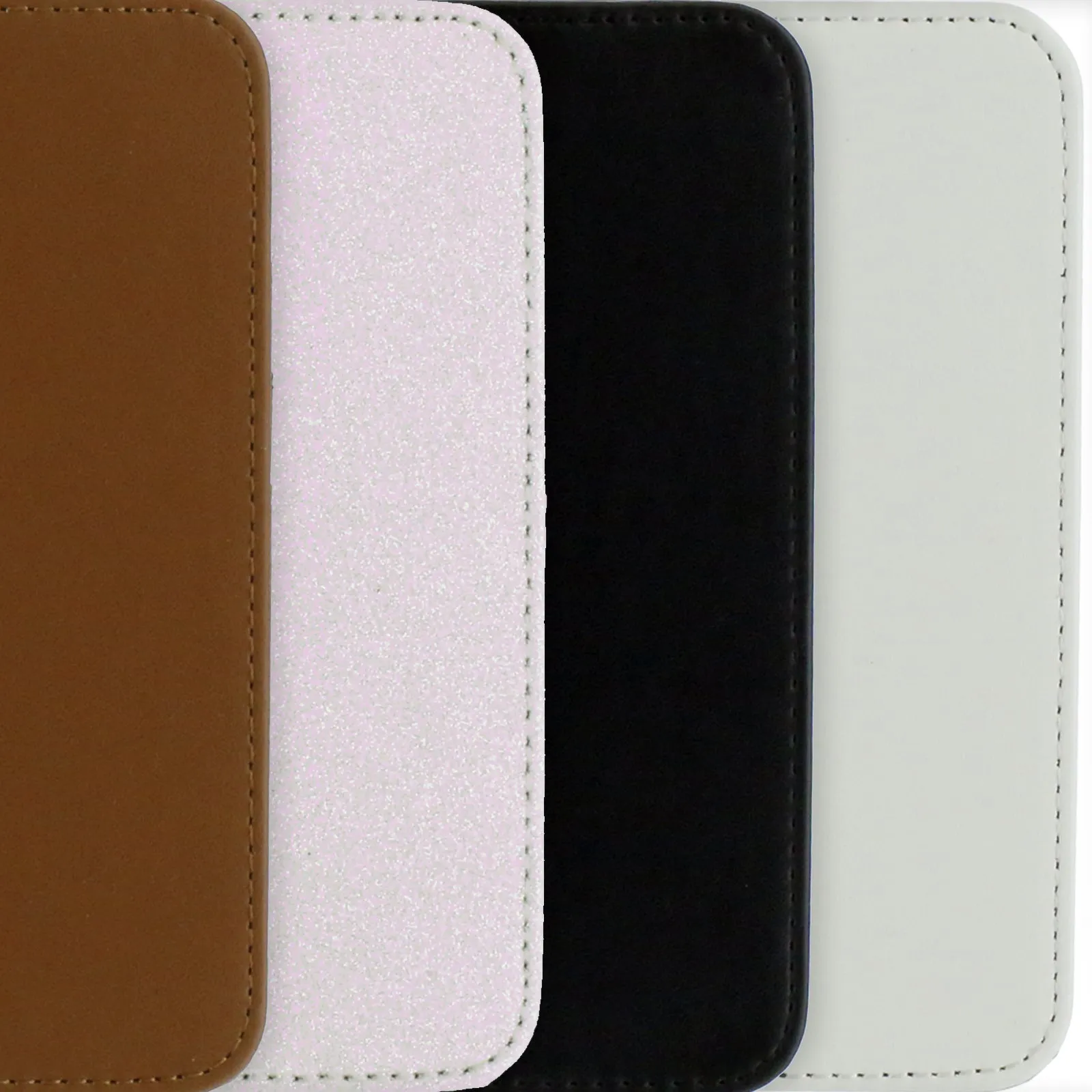 Personalised Passport Case & Tag with Pink World Map & Text - White