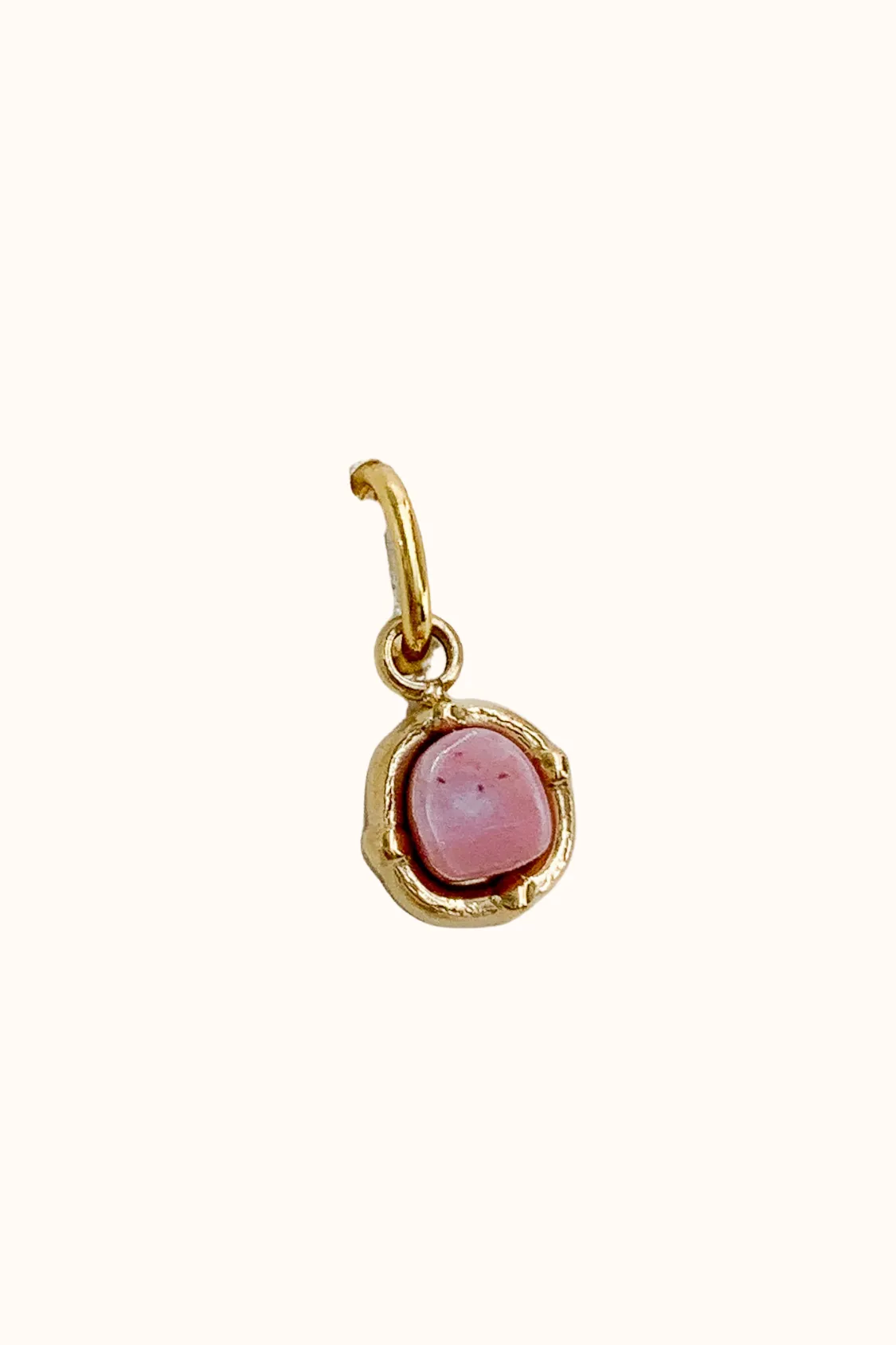 Petite Gemstone Charm (Stainless Steel)