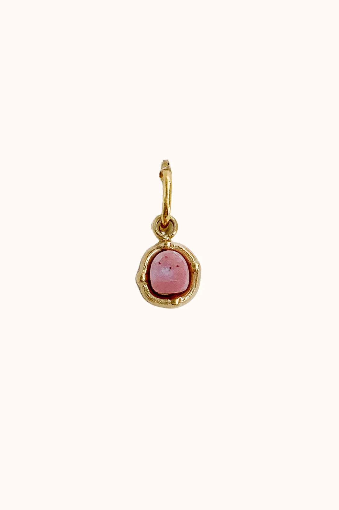 Petite Gemstone Charm (Stainless Steel)