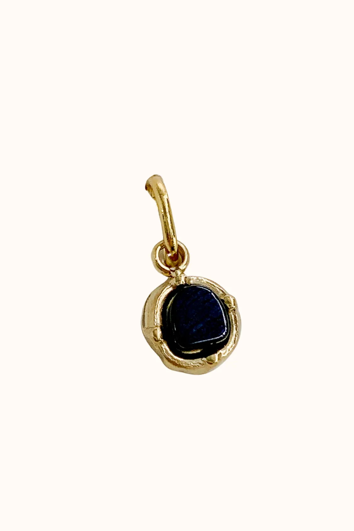 Petite Gemstone Charm (Stainless Steel)