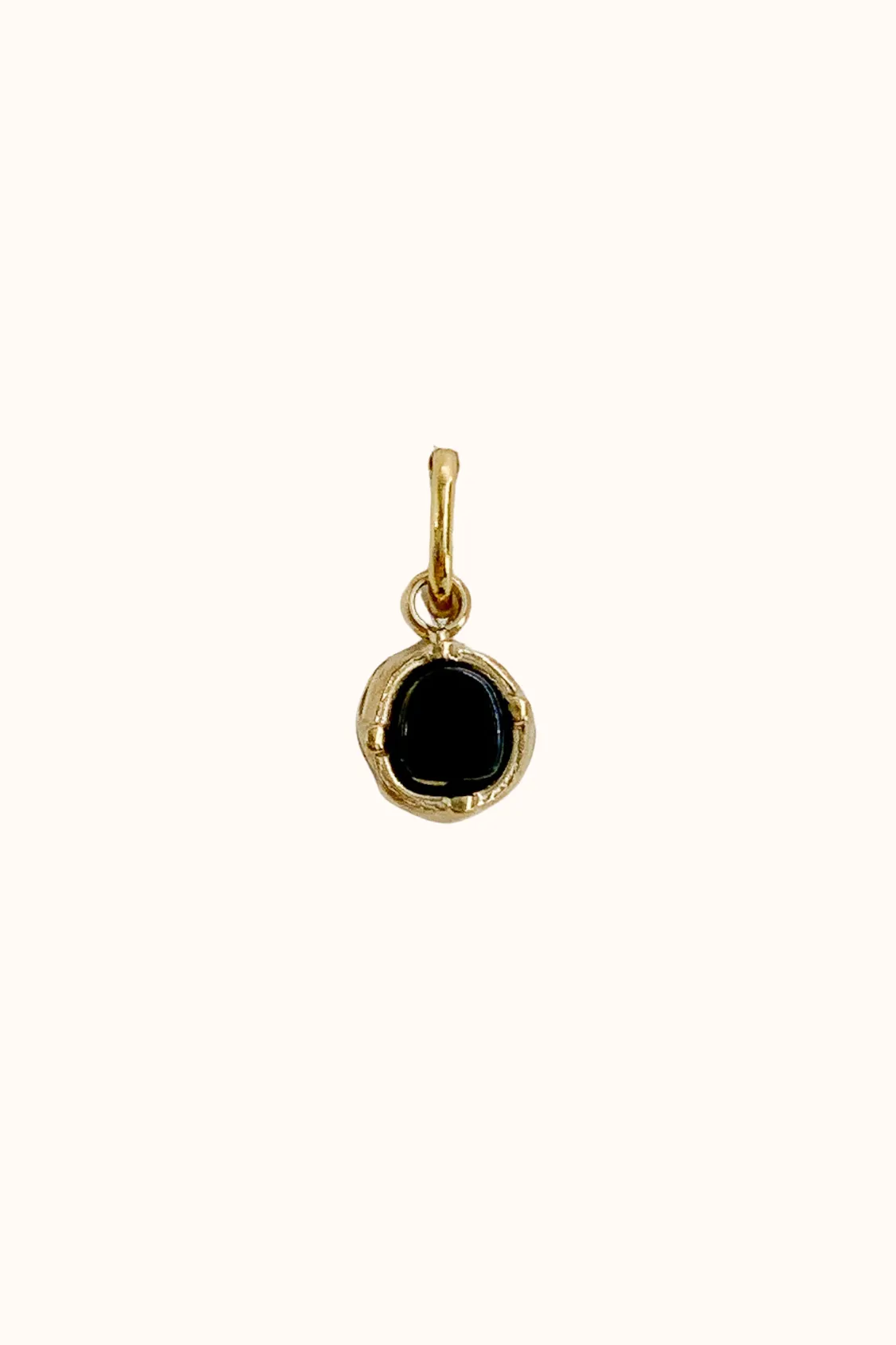 Petite Gemstone Charm (Stainless Steel)