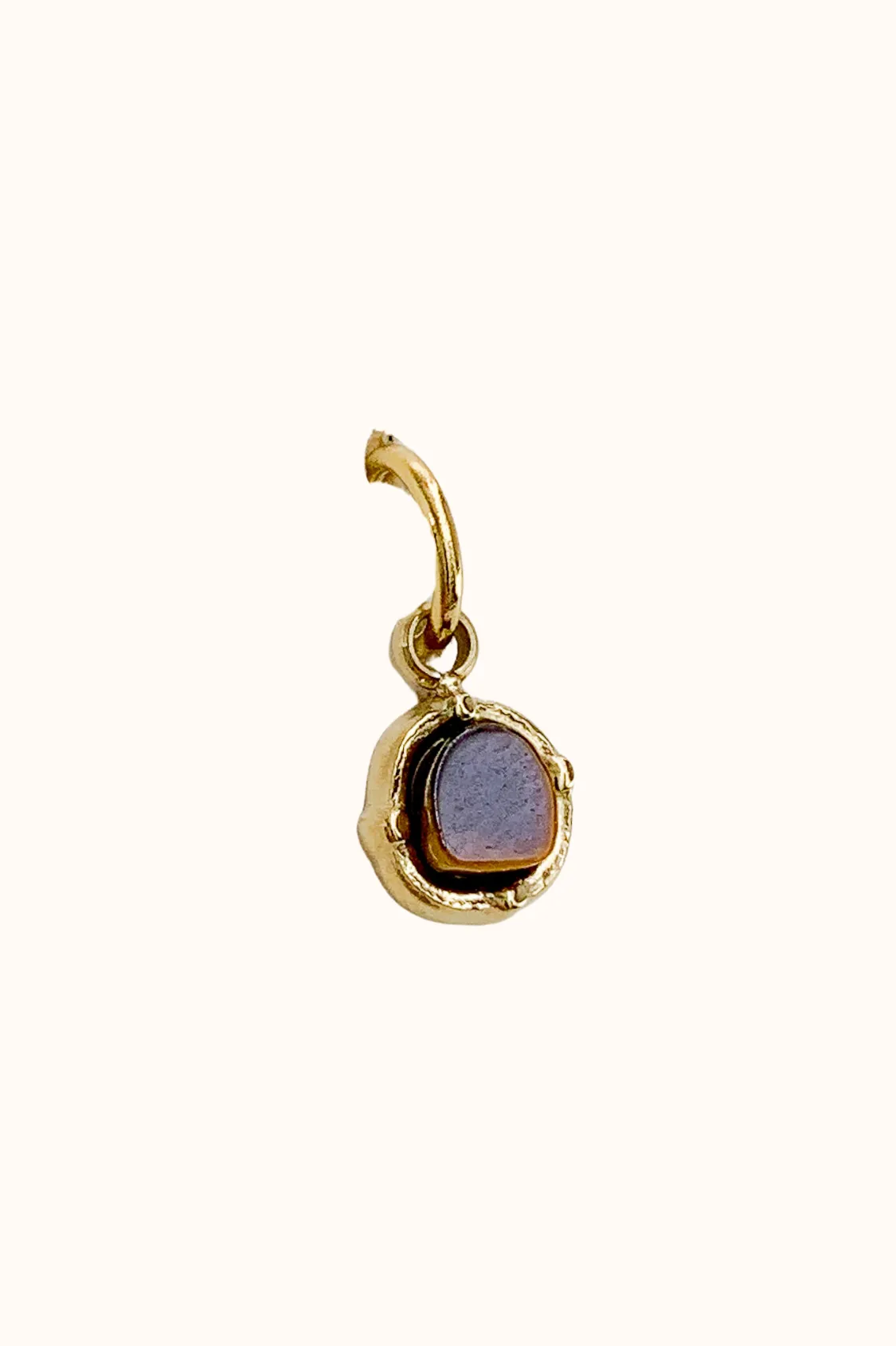 Petite Gemstone Charm (Stainless Steel)